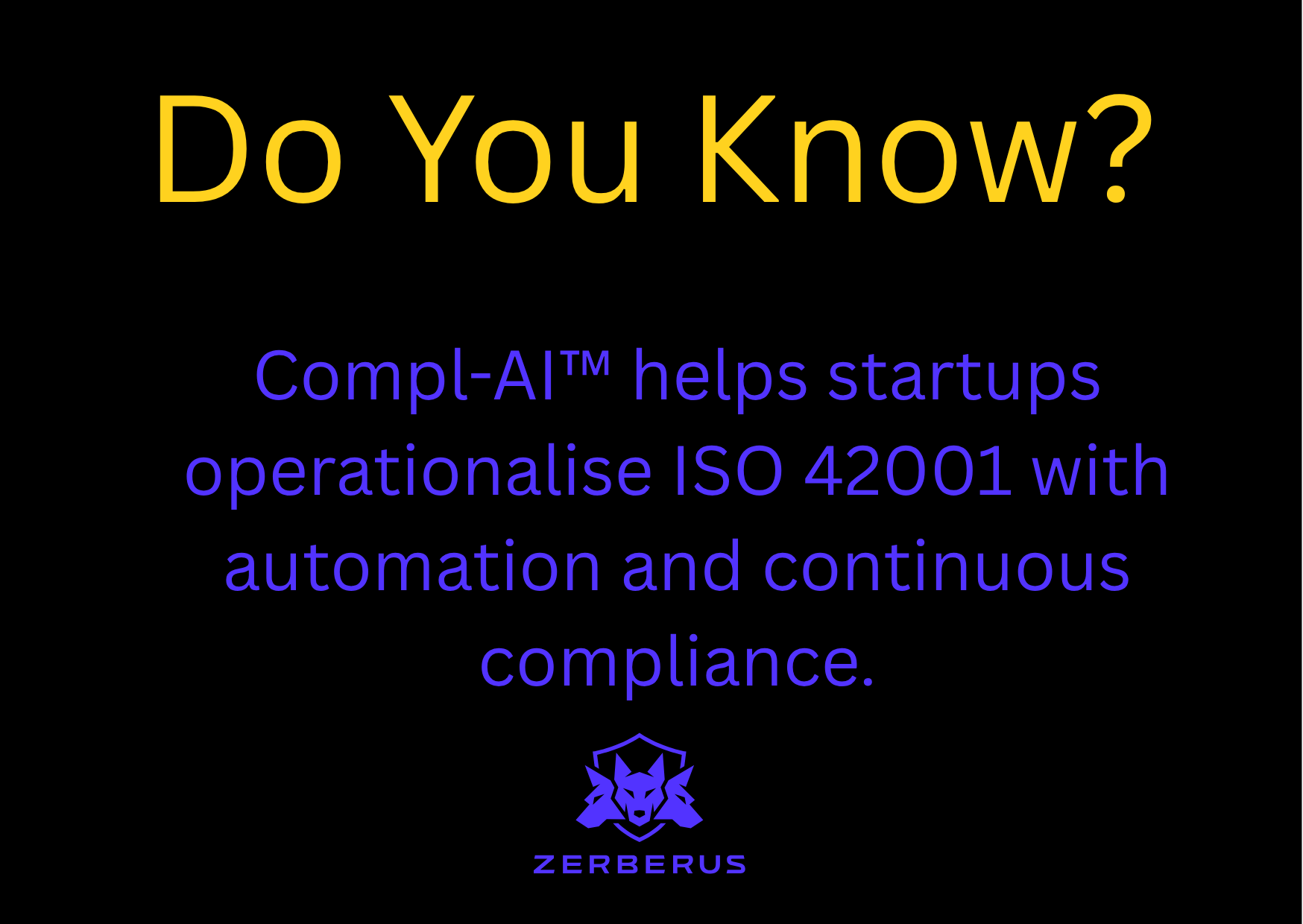 Compl-AI™ helps startups operationalise ISO 42001 with automation and continuous compliance.